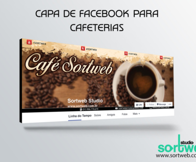 Capa de Fanpage para Cafeterias Capa de Fanpage para Cafeterias